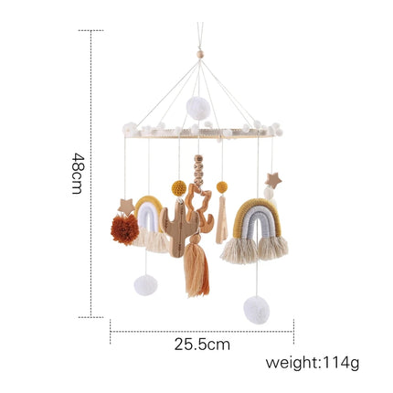 Let's make Baby Mobile Rattle Toys 0-12 Months Space Planet Pendant Crib Bed Bell Toddler Rattles Carousel Kid Musical Toys Gift