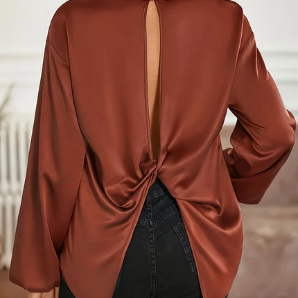 Women Plus Size Woven Spring And Summer Shirt