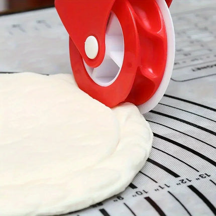 Multi-functional manual pie crust and dough cutter, perfect edge of pastry wheel, ideal kitchen gadget for baking enthusiasts