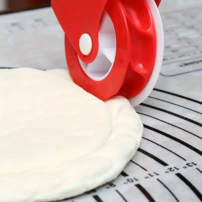 Multi-functional manual pie crust and dough cutter, perfect edge of pastry wheel, ideal kitchen gadget for baking enthusiasts
