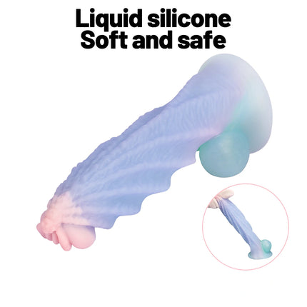 Alien Monster Dildo Anal Plug Liquid Silicone Butt Plug for Adult Masturbation Sex Toys G-spot Clitoris Massage Anus Stimulation