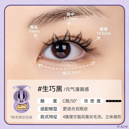 WOSADO High-end Magnetic Eyelashes Magnifying Eyes No Adhesive Reusable Magnetic False Eyelashes Clip Tweezers No Glue Needed