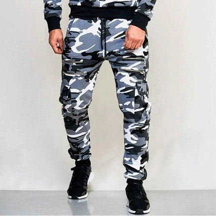 M-5X 2023 Mens Jogger Autumn Pencil Harem Pants Men Camouflage Pants Loose Comfortable Cargo Trousers Camo Joggers
