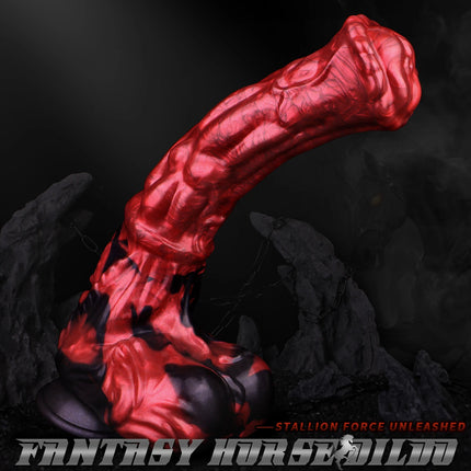 FAAK Fantasy Large Horse Dildo Sucker Silicone Multi Color Penis With Testis Sucker Female Masturbator Anal Plug For Women Men