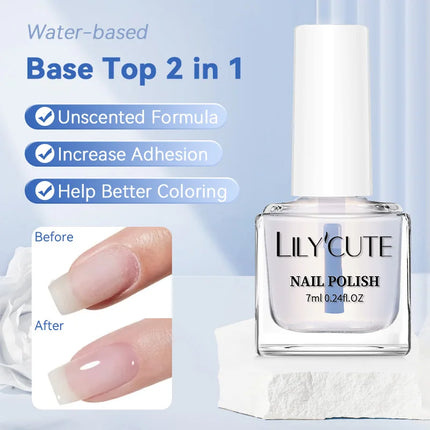 LILYCUTE 7ml Matte Nail Polish Velvet Effect Pearl Shell  Air Dry Nail Art Varnish No Need Lamp Manicure Glitter Nail Care Polis