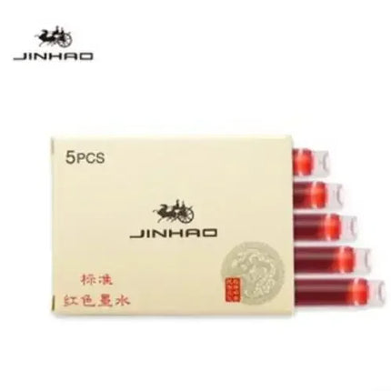 Jinhao 5/10/15 pcs Color Ink Cartridge Refill Fountain Pen Office School Student Stationery Ink Supplies Fountain Pen Ink