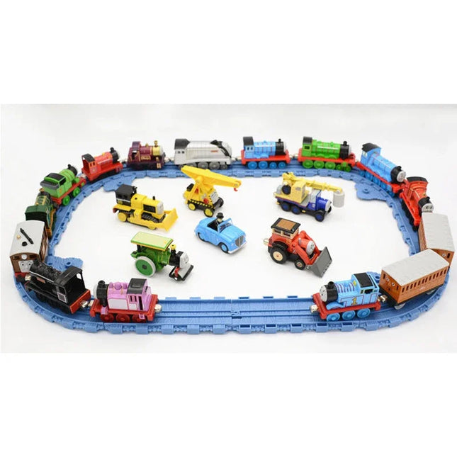 Genuine Thomas and Friends Caitlin Connor Double Track Master Train Model Metal Magnetic Railway Children Toy Car Gift