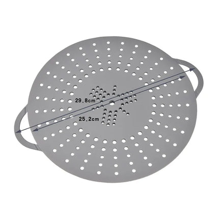 30cm Silicone Steamer for Cooking Food Large Steamer Basket Silicone Vegetable Steamer Basket with Durable Handles & Strong Feet