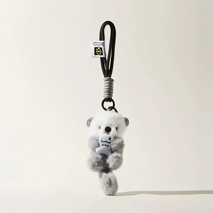 Creativity Otter Pendant Keychain Cute Plush Doll Bag Charm Cartoon Little Fish Hanging Piece Chic Accessories Gift C24