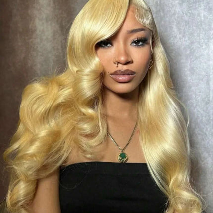 13x6 Body Wave Transparent HD 30 46 Inch 613 Honey Blonde Lace Frontal Human Hair Wig 250 Density Brazilian 13x4 Lace Front Wig