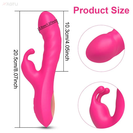 Rabbit Vibrator for Women Vagina G-Spot Vibrator Clitoris Stimulator Female Masturbation Adult Goods Sex Toy for Women