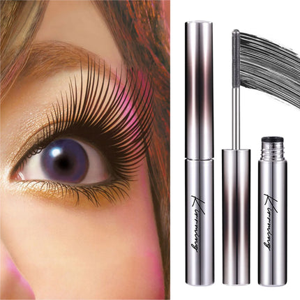 KIRRMING Steel Tube Mascara Natural Voluminous and Curled Lashes Resistant to Smudging Steel Tube Mascara Waterproof Mascara