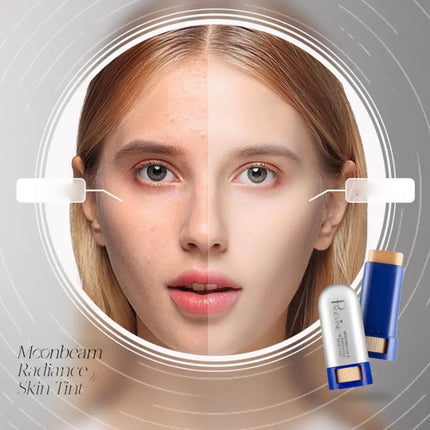 PAGEVINE Waterproof Foundation Stick Concealer Stick 6g Long-Lasting Concealer Waterproof Suitable for All Kinds of Daily Makeup