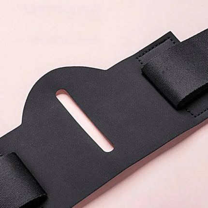 Dildo Vibrator Leather Constrained Forced Strap Electric Waistband Harness Fixed Tie Belt Holder Inserting Specialized Orgasms