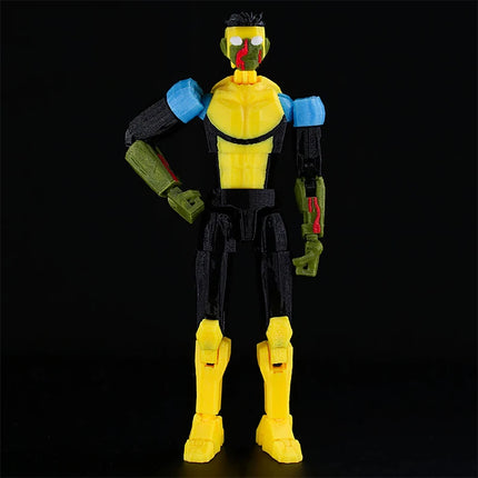 3D Printed Dummy 13 Invincible Boy Titan Model Multi-jointed Movable Action Figure Desktop Ornament Animation Model For Kids Fan