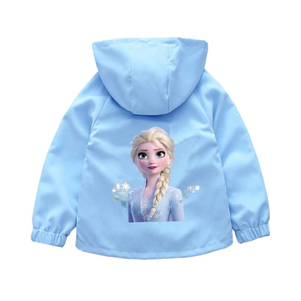 Children's Mickey Hooded Jacket 1-10 Years Autumn Boy's Windbreaker Zipper Hoodie Baby Boys Birthday Present Jacket Cosplay Coat
