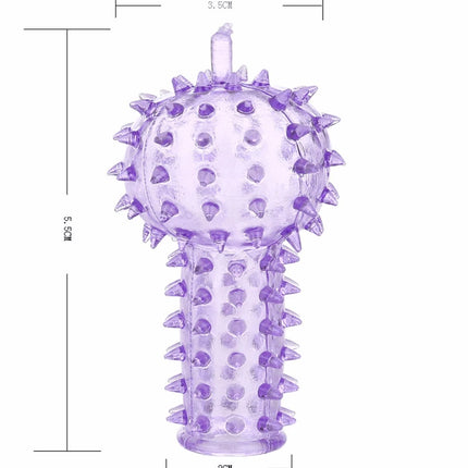 Soft Silicone Finger Vibrator – 1 Pc Clitoral Stimulator Sleeve, Finger Massager for Women Adult Sex Toy