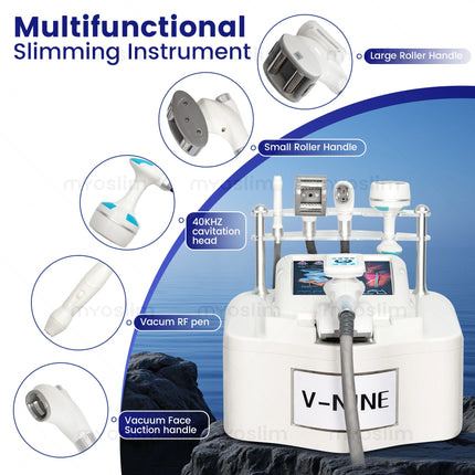 New Products V-NINE V9 V10 Professional CavitationMachine Slimming Machine Vacuum Roller Vela BodySlim Shape Machine