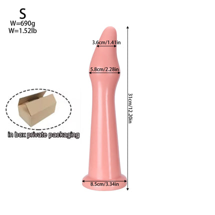 4 Sizes Long Anal Plug Big Anal Dialator Dildo Huge Long Large XL Anal Plug Training Expansion Butt Plug Sex Toys for Women Gay