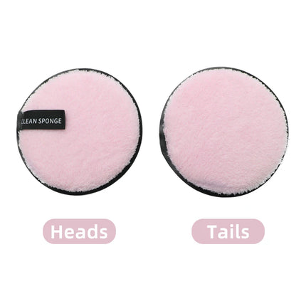 OGEYERO Reusable Makeup Remover Pads Cotton Wipes Microfiber Make Up Removal Sponge Cotton Cleaning Pads Tool