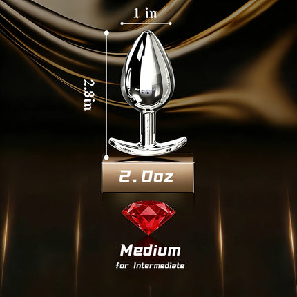 4 Sizes Metal Outdoor Anal Plug Stainless Steels Anchor Base Butt Plug Prostate Massager Anal Masturbator Dildos Adult Sex Toys