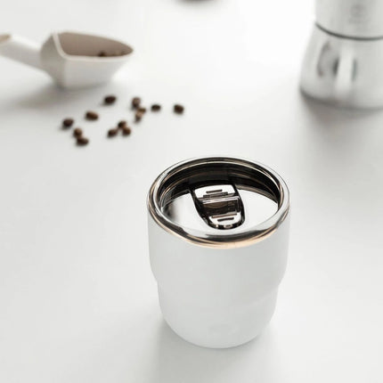 304 Stainless Steel Vacuum Tumbler, Portable Travel Mug for Hot & Cold Beverages - 255ml Travel, Coffee, Party Cup in 16 Colors