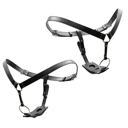 Adjustable Strapless Suspender Harness Pants Adult Sex Toys Dildos Pants With Triple Belt Gift For Women Men Beginners