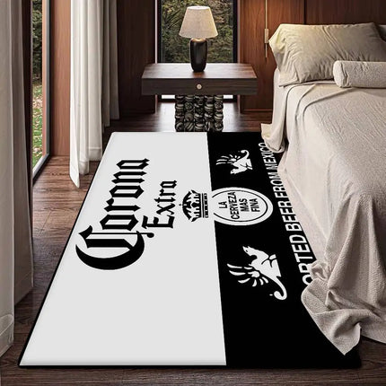 C-Corona E-Extra Beer Floor Carpet Kids Room Bedroom Decoration Balcony Anti-Slip Doormat Living Room Hotel Decor Mat