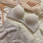Purple set / 85(Fits AB cups) / China Mainland
