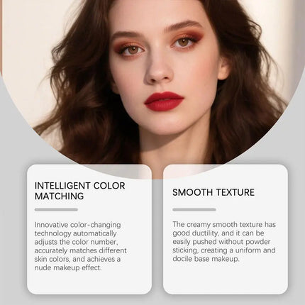 ZEPHOCO 2 in 1 Color Changing Foundation Make-up Stick Long Lasting Moisturizing Makeup High Concealer Power Makeup Korean