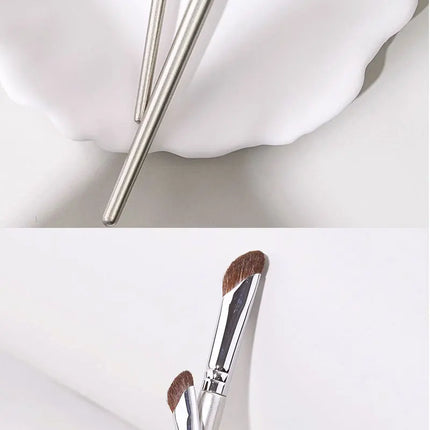 Nose Contour Brush Flat Nose Contour Brush Angled Contour Makeup Brush Natural Hair Angled Contour Shadow Smudge Makeup Brushes