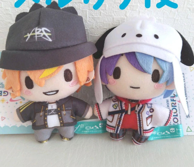 10cm Pjsk Plush Keychain Project Sekai Tenma Tsukasa Stuffed Plushies Bag Pendant Kamishiro Rui Kawaii Plush Doll Toy Gift