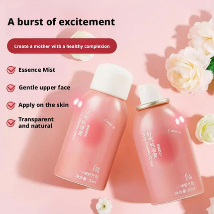 New Liquid Powder Blusher Rosy Cheeks Spray 30ml Waterproof Facial Shadow Highlight Nose Lasting Brightening Rouge Student Girl
