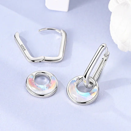 2025 New 925 Sterling Silver Earrings Simple Bow Strawberry Butterfly Hoop Stud Earrings for Wedding Party Women Jewelry Girls