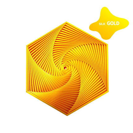 1 Piece Hexagonal Fractal Ring Spiral Change Toys 3D-Printed Fractal  Hexagon Stress Relief Toy