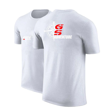 2023 New Men Motorcycle R 650 800 1150 1200 GS Adventure T-shirt Regular Short Sleeve Positioning Printing O Neck Tee Tops