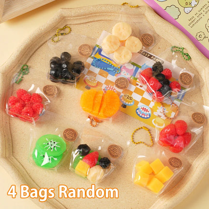 Fun Mochi Squishy Stress Toys Food Squishy Taba Squeeze Soft Anti-Stress Toy Stress Ball Pendant Key Chain Blind Bag Gift