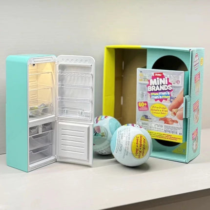 Zuru MIni Fridge Surprise Ball Mystery Blind Box Mini Brands Miniature Figure Collectible Desktop Decor Play House Kids Toy Gift
