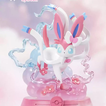 Anime Pokemon Funism Adventure Eevee Family Suit Blind Box Jolteon Sylveon Action Figure Collection Model Kids Toy Gift Replica