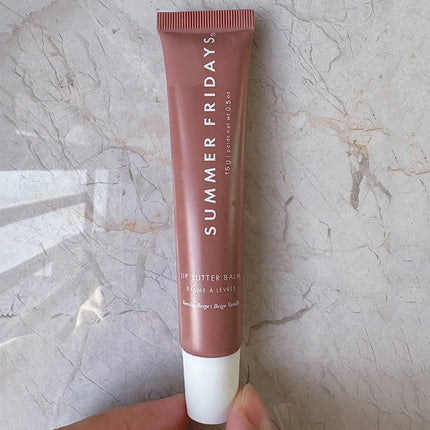 Summer Friday's Vanilla Beige Lip Balm Moisturizing Transparent Lipstick Set Smooth Soft Tube Mirror Lip Gloss Lip Makeup