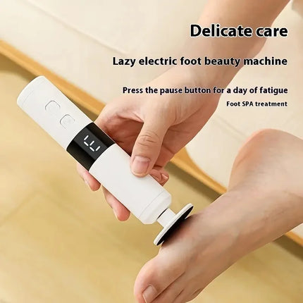 USB charging foot grinder, electric 2-in-1 foot grinder and nail grinder, foot and hand care, multifunctional foot beauty device