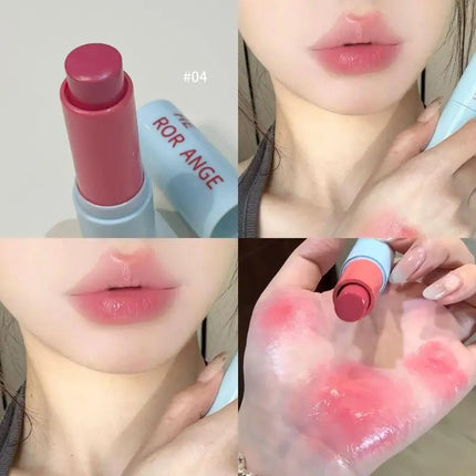 1Pc HERORANGE Blush Lipstick Multi Purpose Stick Hydrating Highlighting Brightening Korean Style Makeup Cosmetic