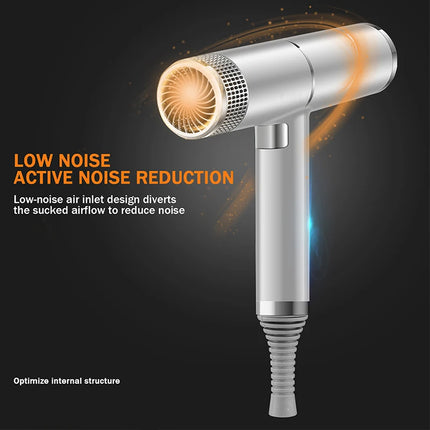 2024 Portable hot and cold air ultra quiet negative ion hair dryer 700W high speed motor powerful hair dryer
