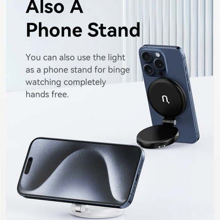 Ulanzi LM19 MagSafe Light Portable Selfie Light for iPhone 17 16 15 14 13 12 Pro Max Fill Light Phone Stand Selfie Video Vlog