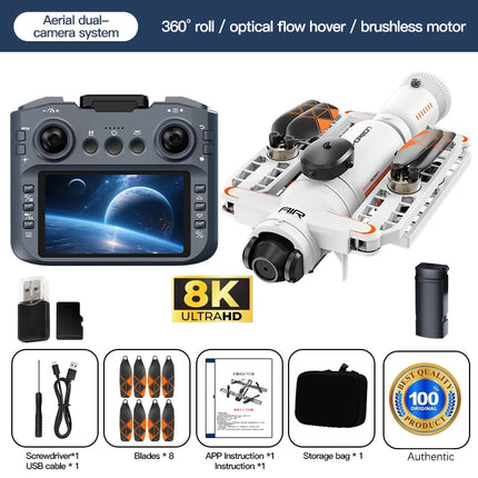 infrared obstacle avoidance optical flow positioning brushless motor 2026 New AE22 8K 5G Oneclick spray function Drone Kid Gift
