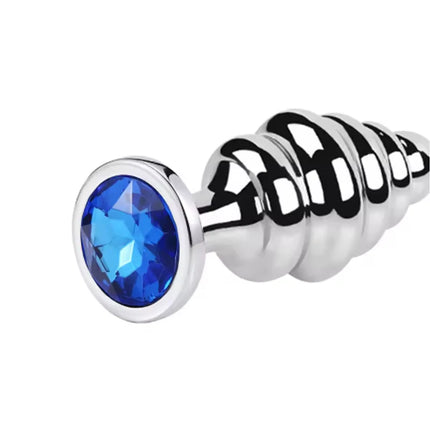 Metal Anal Plug Stainless Steel Butt Plug With Jewelry Colorful Crystal Anus Plug Adults Sex Toys for Men Women Gay Adult Game