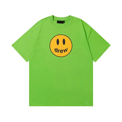 Drew House Print Short-Sleeve High-Street Casual Couple's Oversized T-Shirt