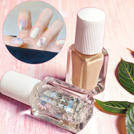 D29 Sweetheart Butterfly 2 No-Bake Water-Based Nail Polishe Easy Peel off