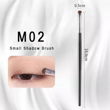 Horse Hair Eye Detail Makeup Brush Small Eye Shadow Brush Eyeliner Brush Smudge Brush for Precision Makeup Application