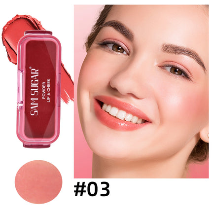 Natural Matte Blush Cream Long Lasting Waterproof Brightening Multi Use For Lips Face Cheeks Monochrome Nude